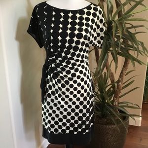 DONNA MORGAN DOTTED DRESS